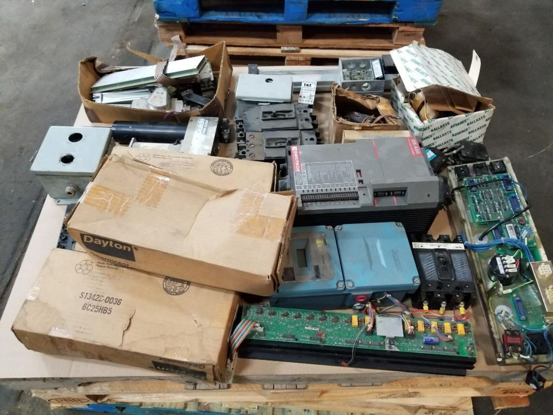 Assorted machine electrical and replacement parts. Fanuc,  Emerson, Advance, Dayton. - Image 21 of 21