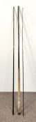 A Sage salmon fishing rod, 14 foot, model GFL 10140-3, (appears little used) also a Orvis Model TH
