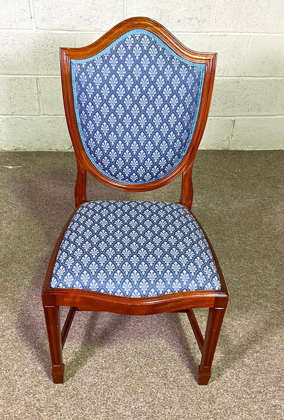 Assorted chairs, including a comfortable Bamboo conservatory armchair; three assorted kitchen chairs - Image 7 of 9