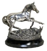 After Geoffrey Snell, for British Horse Society, ‘Startled Yearling’ a silver figure of a horse,