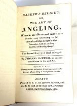 THOMAS BARKER, ‘Barker's Delight’ or the Art of Angling originally printed by J.G. For Richard