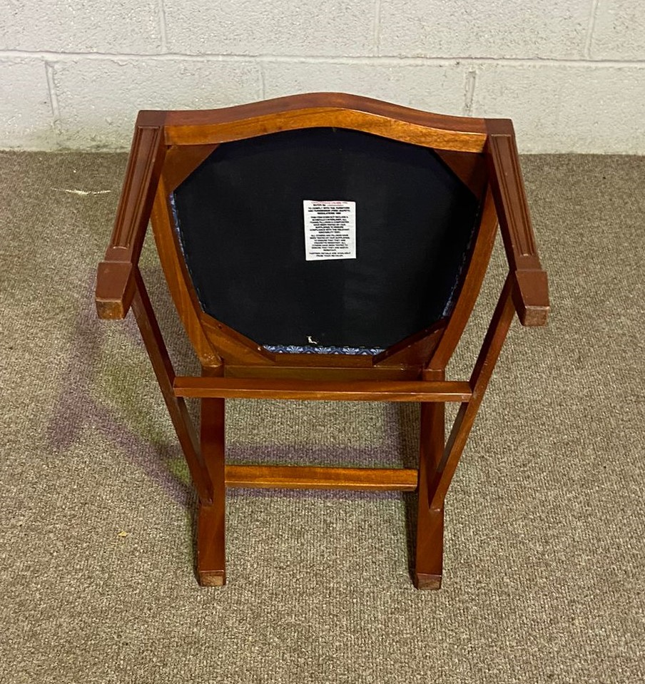 Assorted chairs, including a comfortable Bamboo conservatory armchair; three assorted kitchen chairs - Image 9 of 9