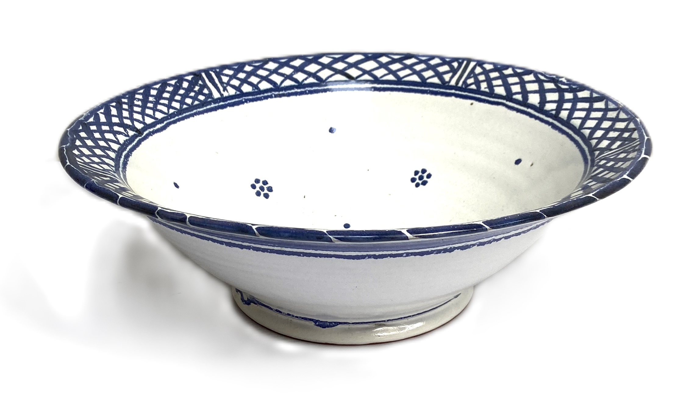 A group of large decorative bowls, including a large Botanical bowl; an pressed flower head bowl; - Image 2 of 6