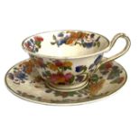 An assortment of ceramics, including Royal Worcester 'Evesham' pattern and other British tea and