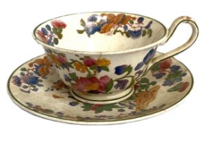 An assortment of ceramics, including Royal Worcester 'Evesham' pattern and other British tea and