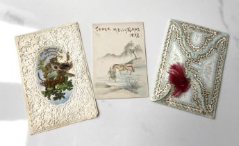 An interesting selection Victorian Christmas, Valentine’s and other cards, circa 1850-1880’s,