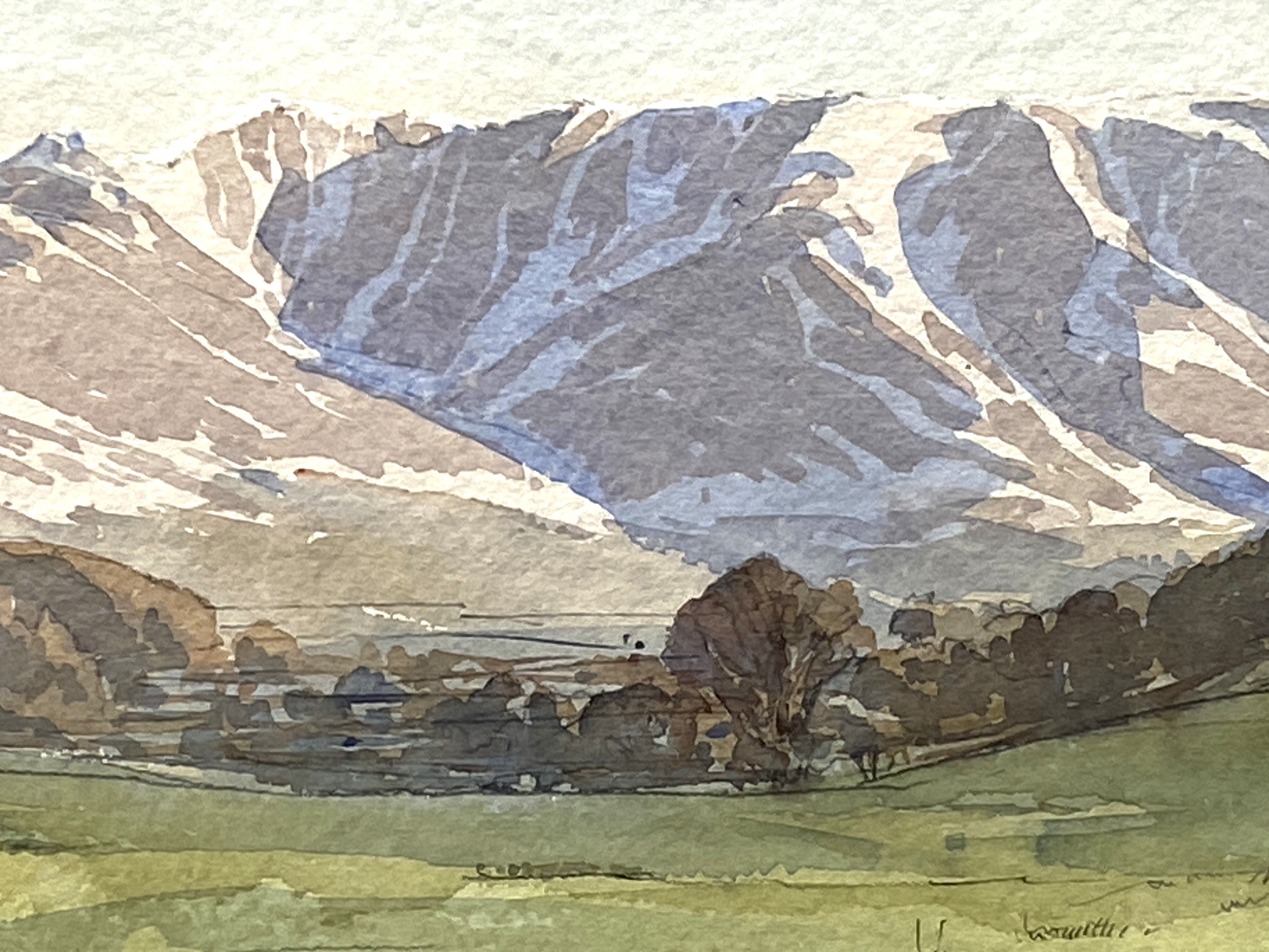 Four landscapes, including ALAN BAMFORD, British, (XX/XXI), Ingleborough, from Crina Bottom Farm, - Image 13 of 13