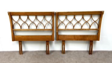 A pair of Regency style single bed headboards (2)