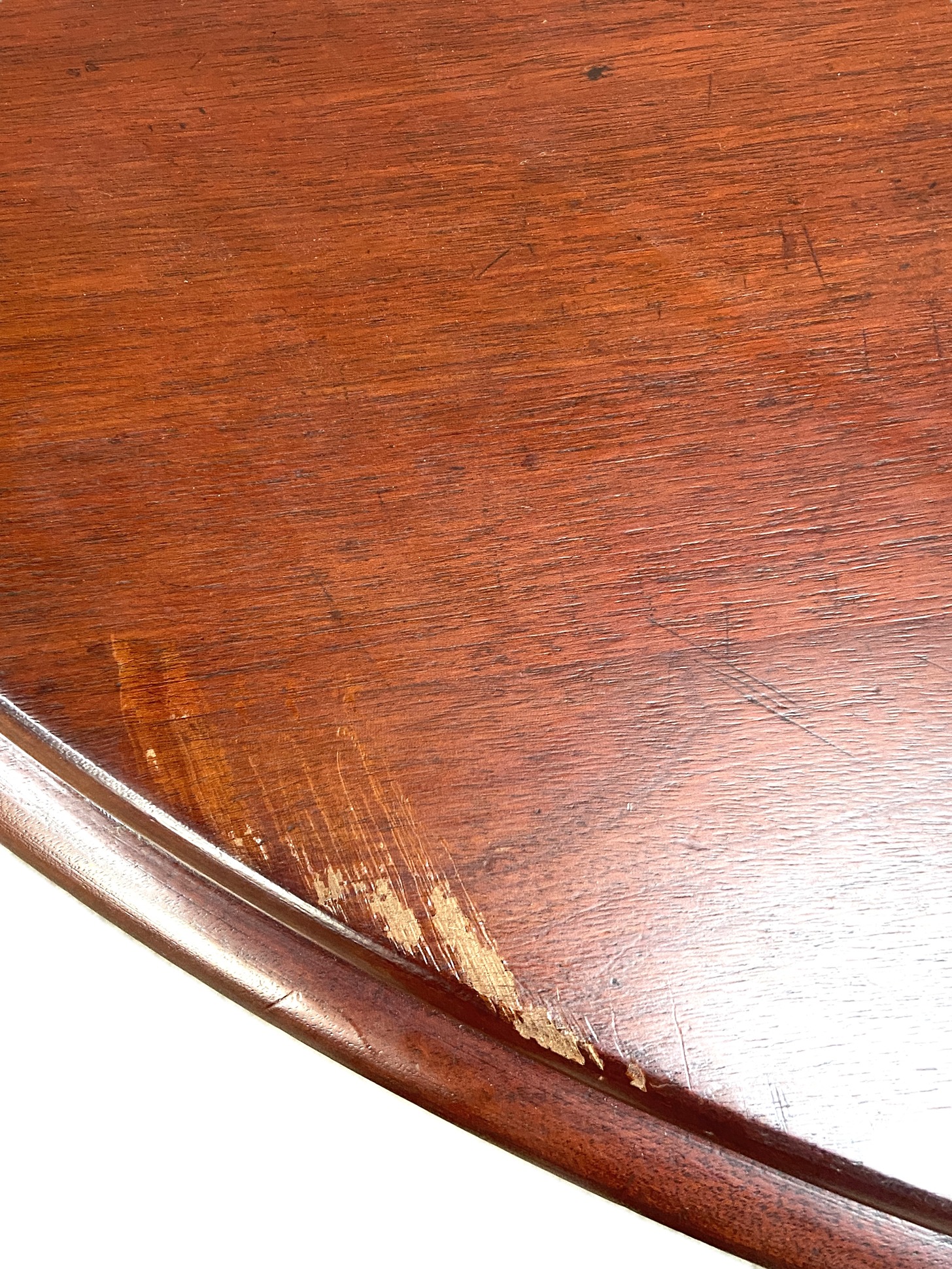 A late Victorian mahogany breakfast table, with circular top and set on a turned and carved pedestal - Image 7 of 7