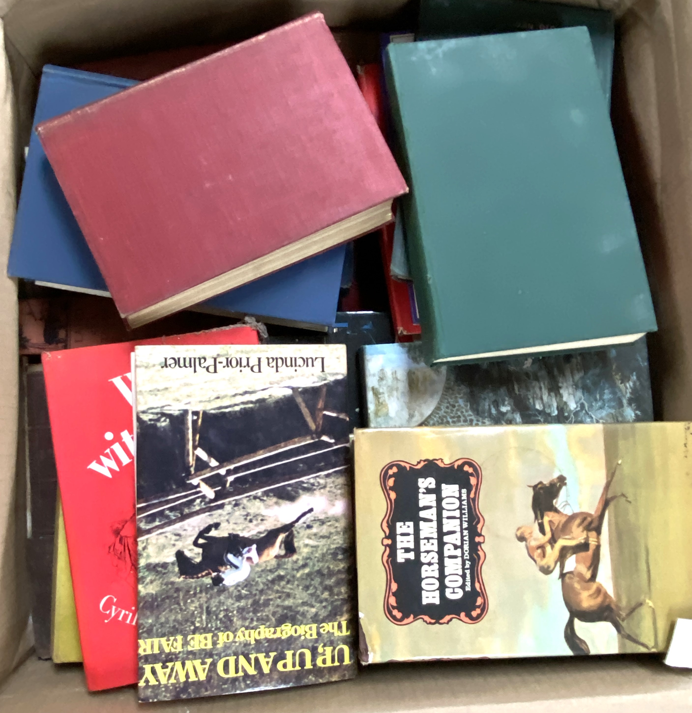 Three boxes of books, including assorted vintage travel books, assorted novels and reference - Image 4 of 18