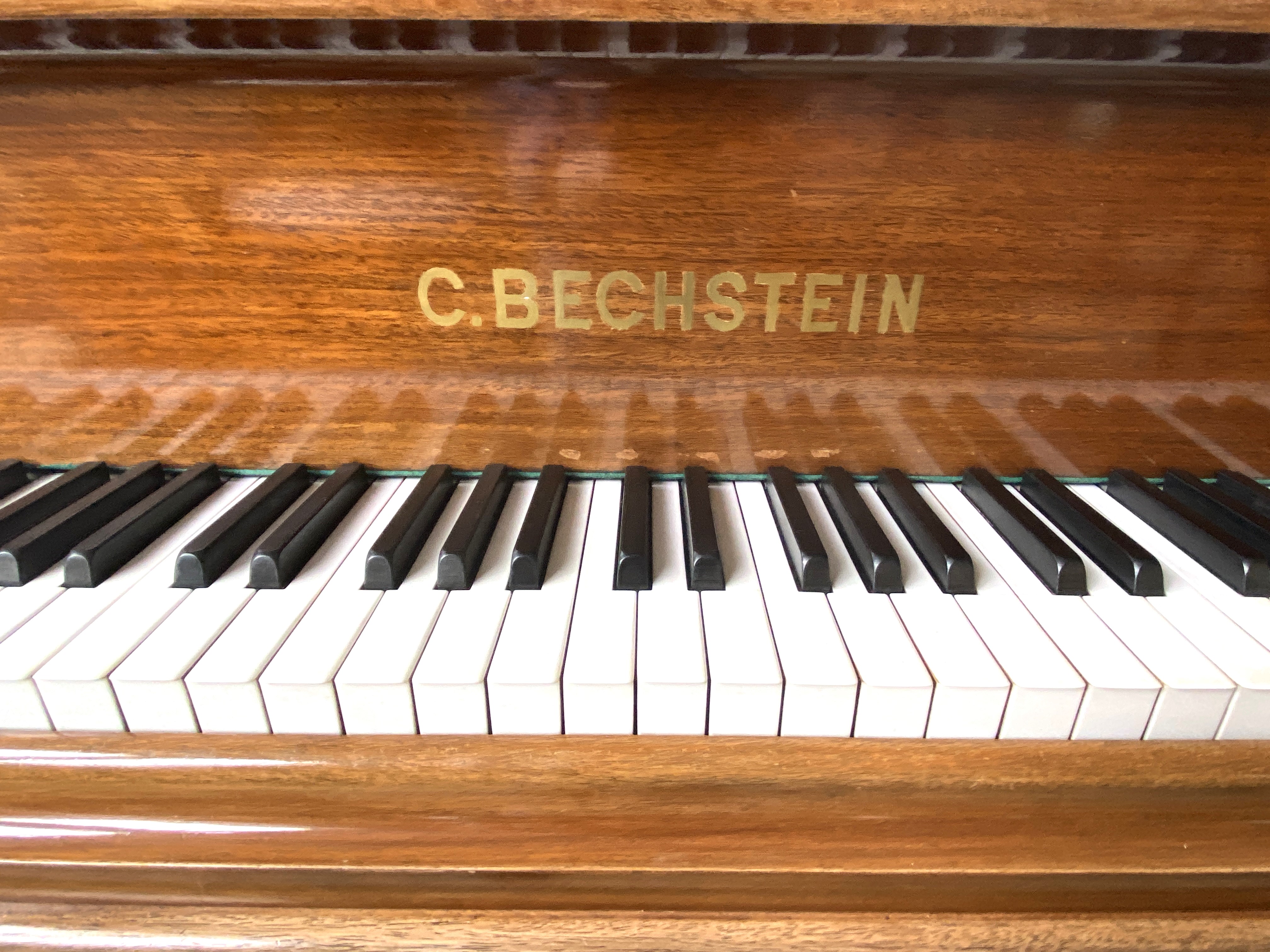 A fine Bechstein Model A rosewood cased grand piano, circa 1910/11 Serial number : 94948, with a - Image 4 of 8