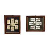 Assorted decorative pictures and prints, including a framed group of seven prints of Golden