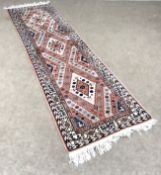 A modern Tekke style runner, 300cm x 82cm