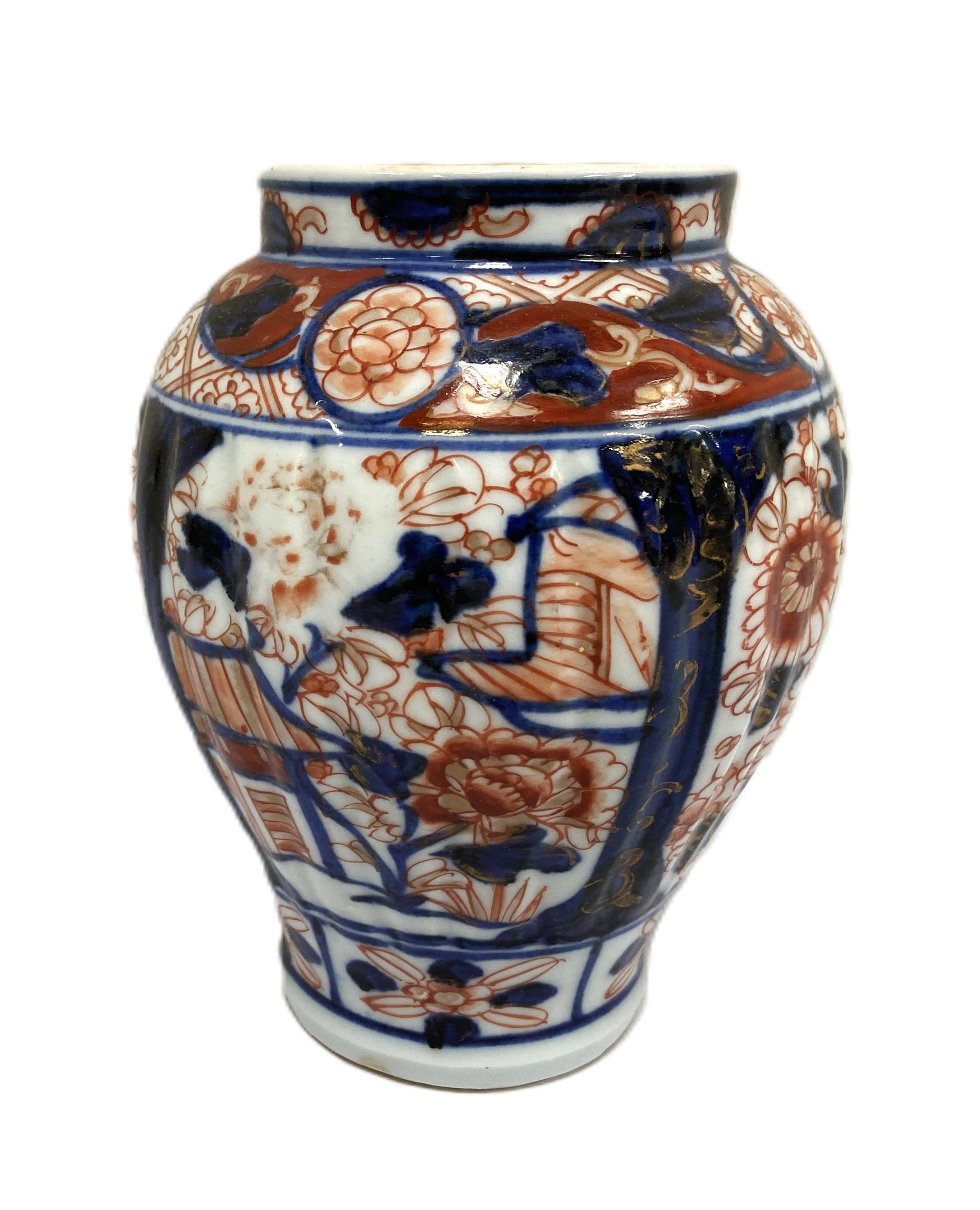 A selection of ceramics, including an Japanese Imari pattern vase, and assorted blue and white - Image 6 of 12