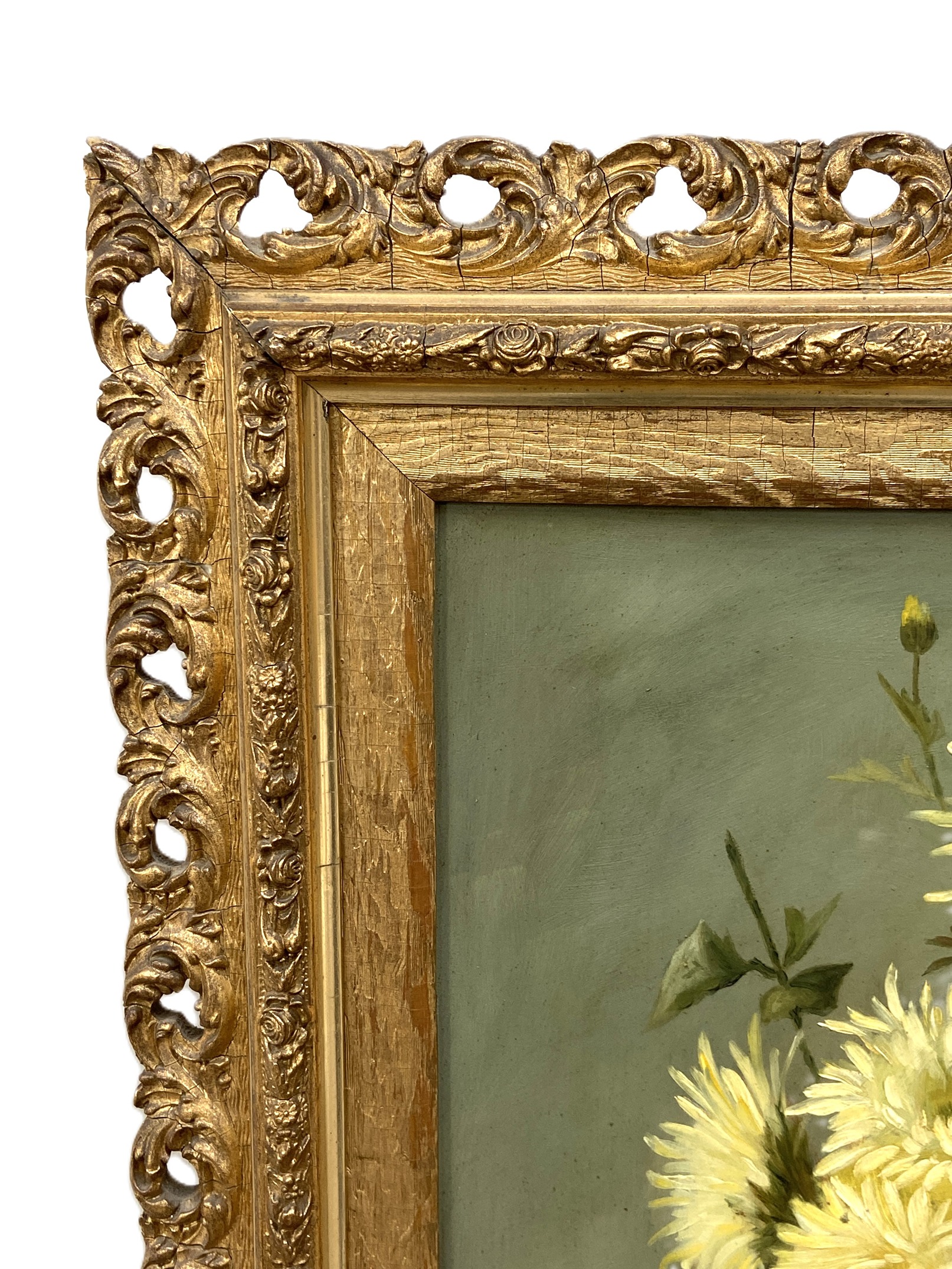 CONTINENTAL SCHOOL, CIRCA 1900, Still Life of Flowers in a Vase, set in a gilt frame; also a - Image 4 of 9