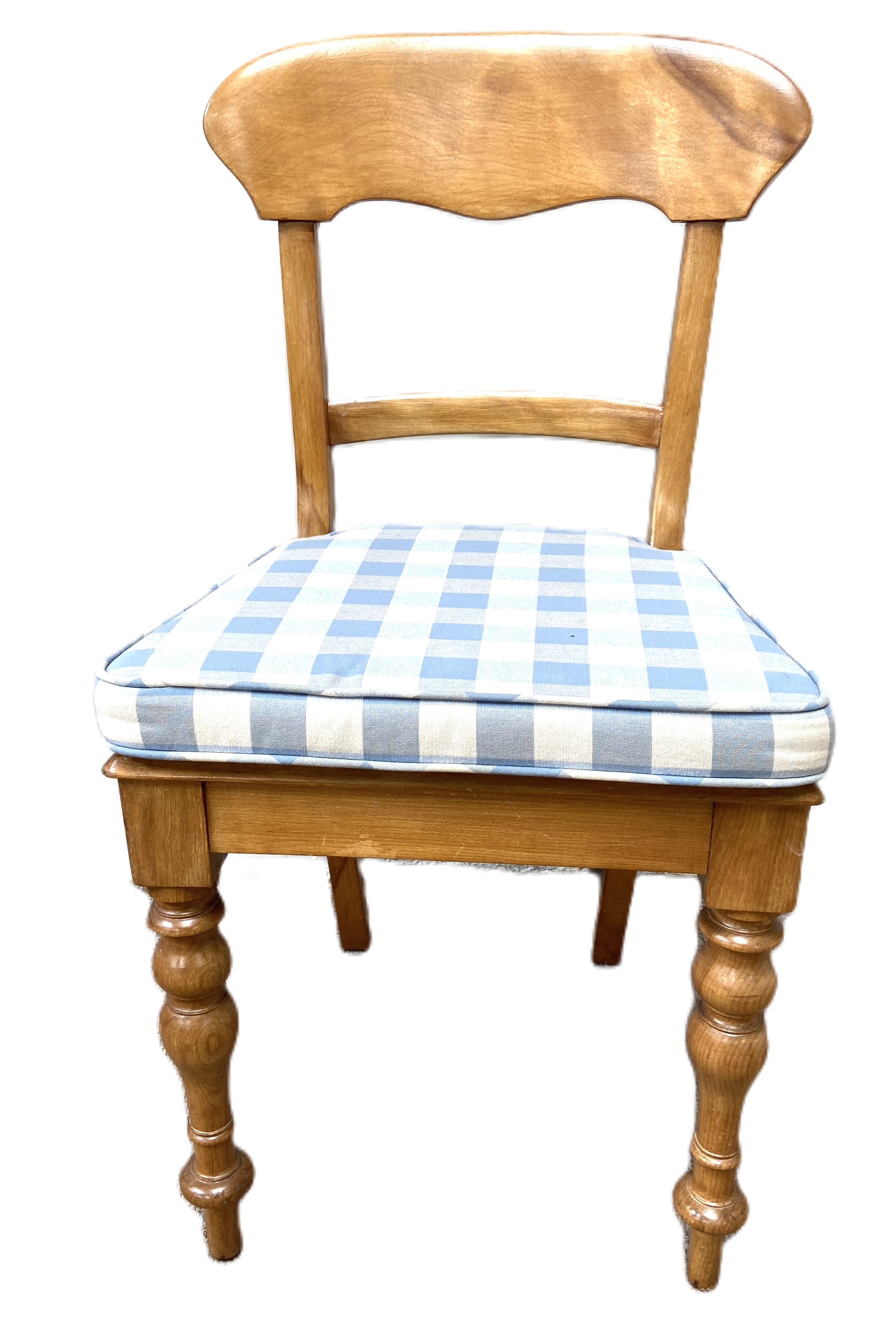 Five assorted chairs, including a pretty pair of early Victorian rosewood hoop backed dining chairs, - Image 9 of 9