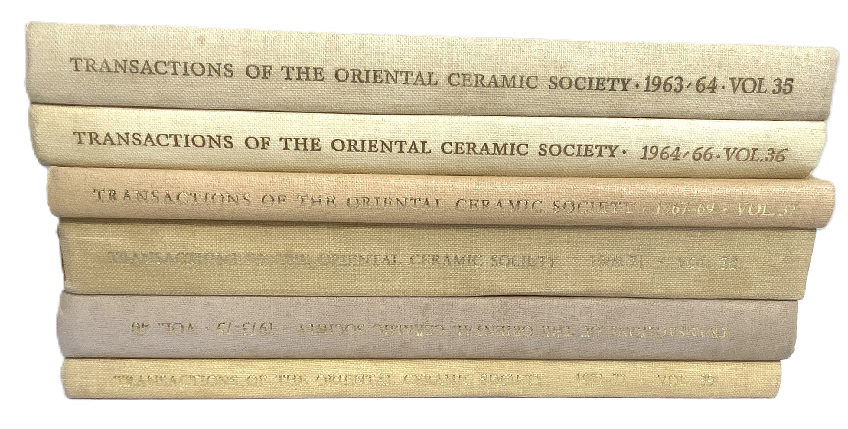 CHINESE COLLECTORS: ‘Transactions of the Oriental Ceramic Society, circa 1970-80, 11 volumes, - Image 3 of 7