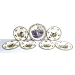 A set of six Wedgwood bone china limited edition plates of Sporting Dogs, including the English