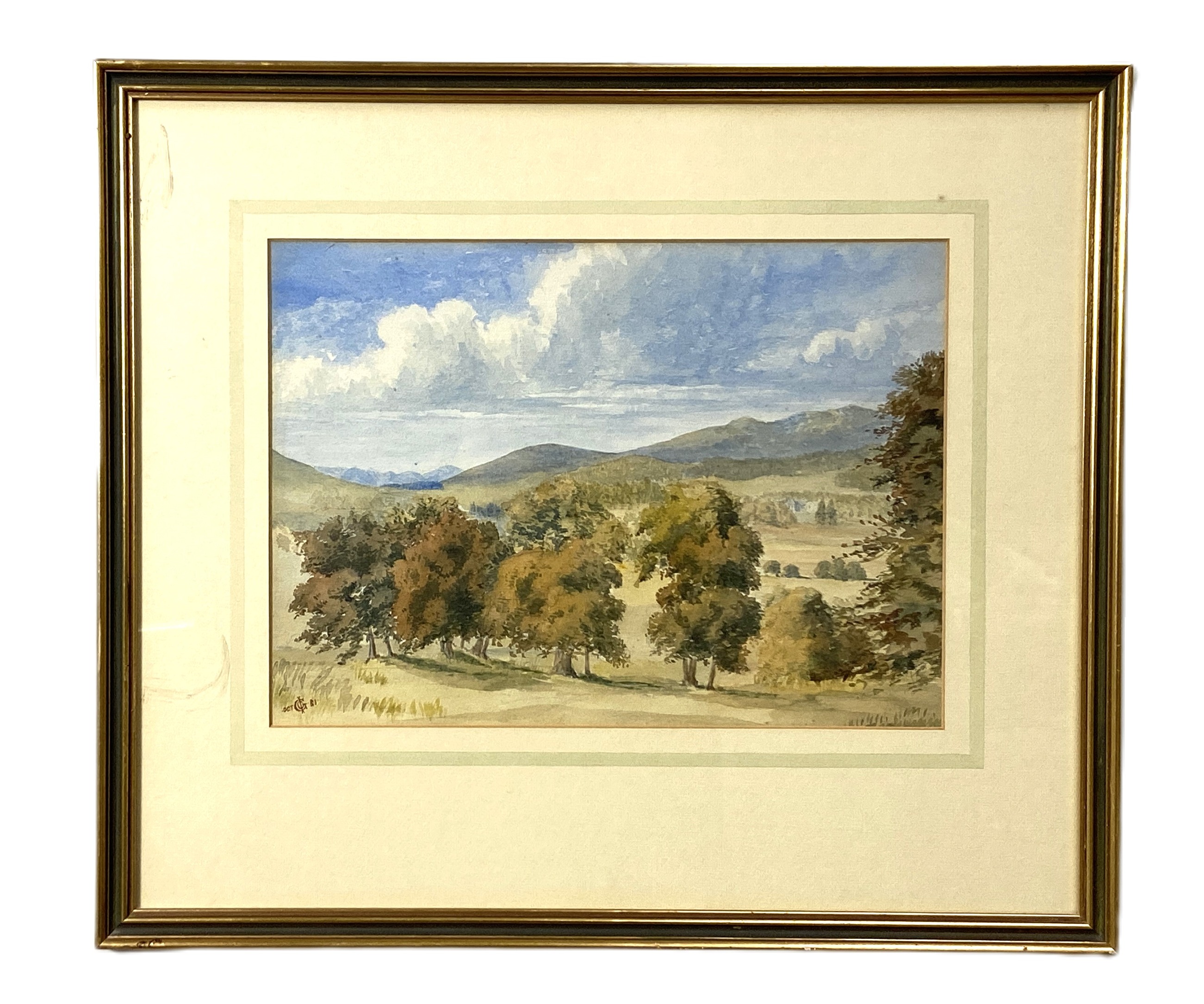 CONSTANCE BAILEY, Scottish, 19th century, Four views near Maxweltown, watercolour, unsigned, - Image 4 of 11