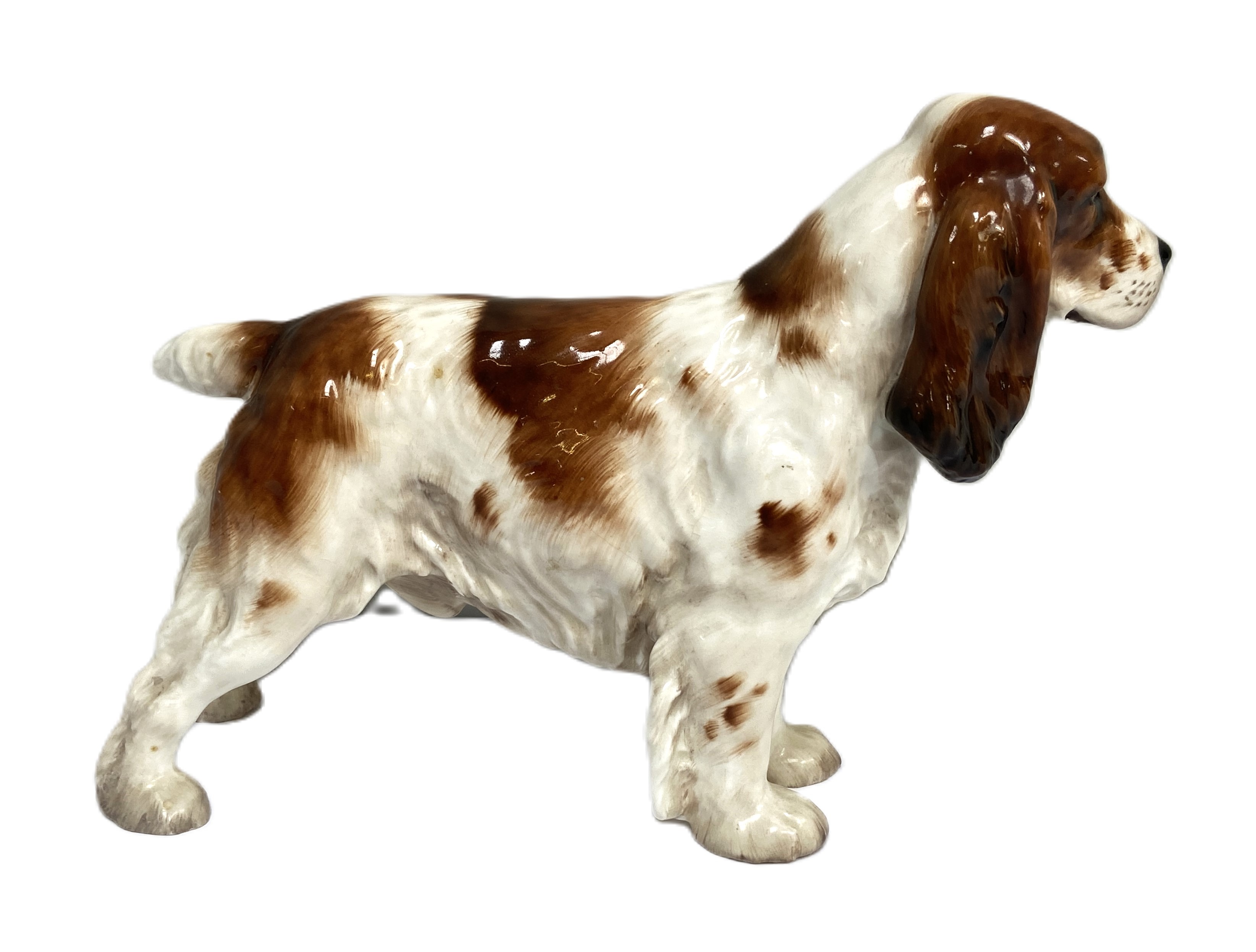 A Royal Doulton figure of a Spaniel, HN 1002 B, 24cm long - Image 4 of 5