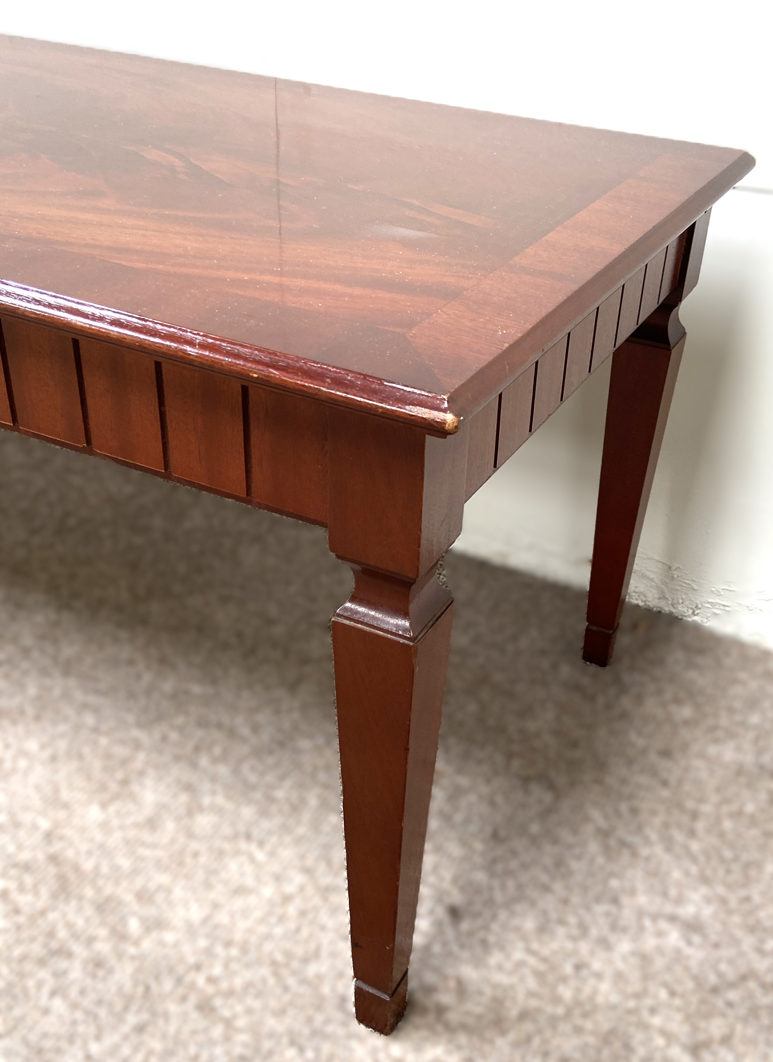 A late Victorian mahogany spoonback bedroom chair, with buttoned upholstery; together with a small - Image 3 of 7