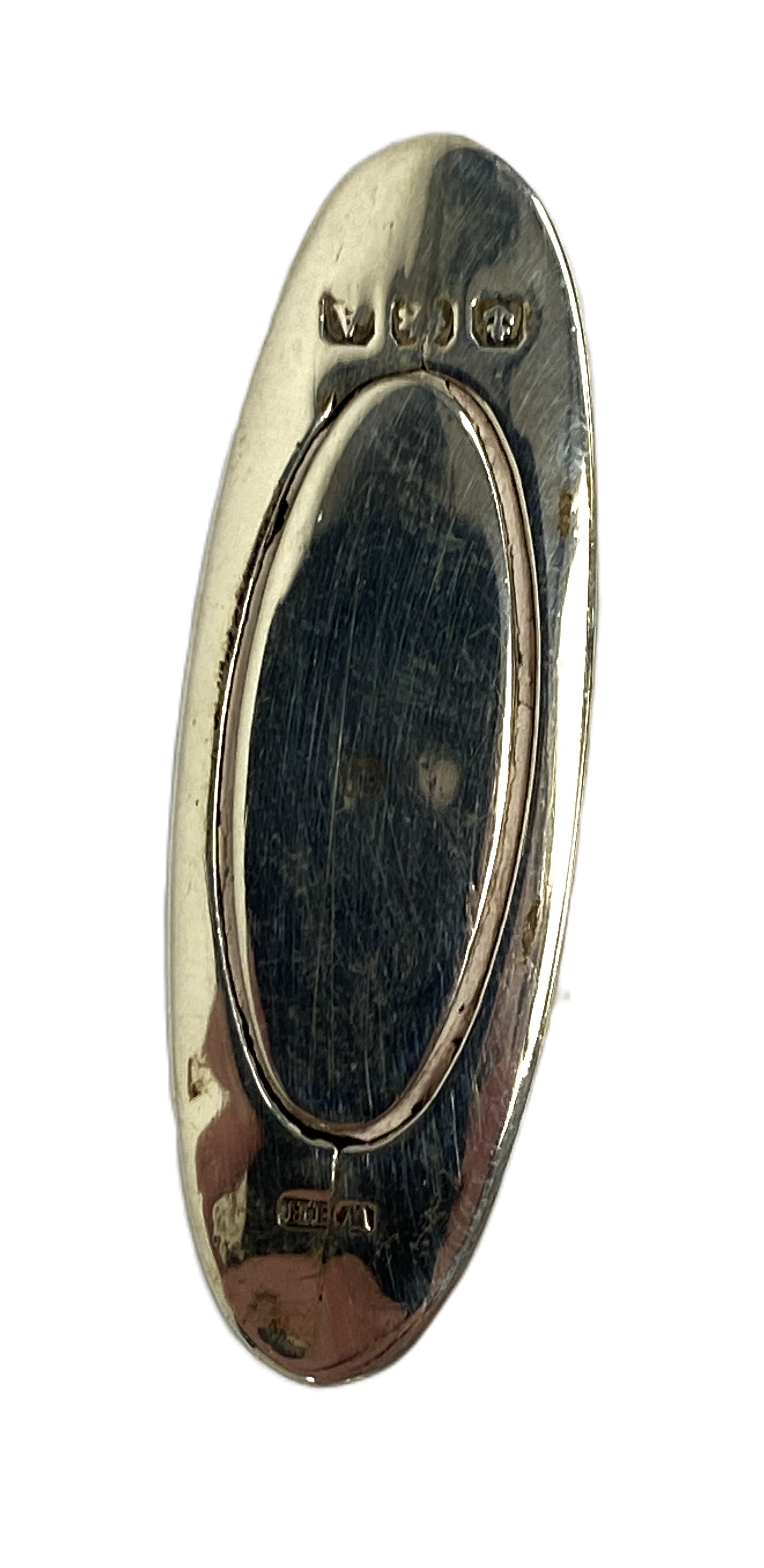 A George III silver etui case, London 1802, of tapered form; also an unusual oval vesta case, with - Image 4 of 6
