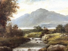 Roberto Marshall, British (1849-1926), Highland Landscape, oil on canvas, signed LL: R Marshall,