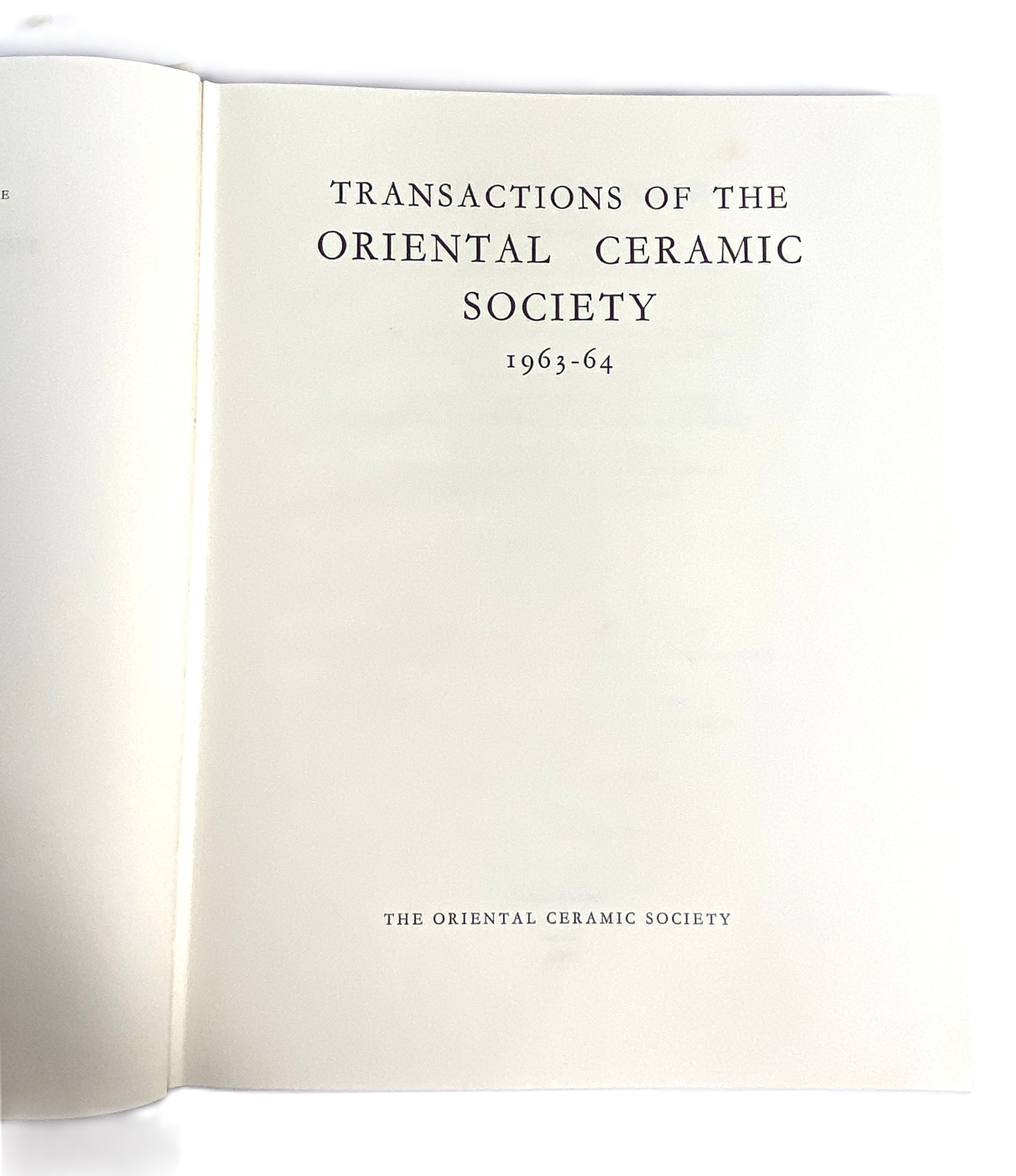 CHINESE COLLECTORS: ‘Transactions of the Oriental Ceramic Society, circa 1970-80, 11 volumes, - Image 4 of 7