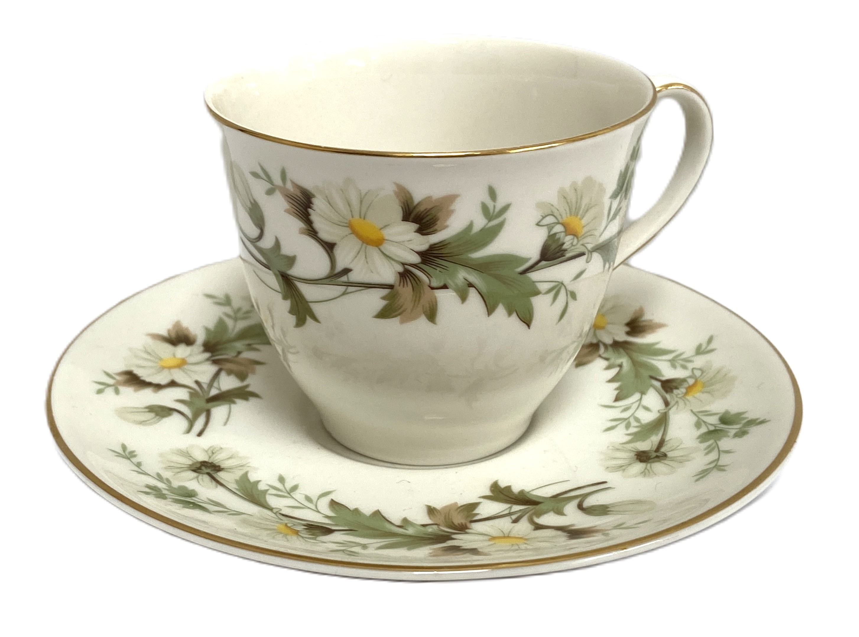 A Royal Worcester bone china part coffee service, decorated with peacocks and pheasants, with 12 - Image 4 of 8