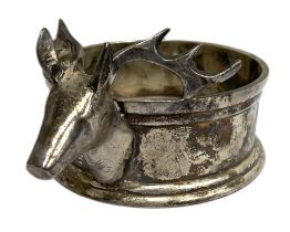 A quantity of assorted silver plate and pewter, including various tankards, toast racks, rose