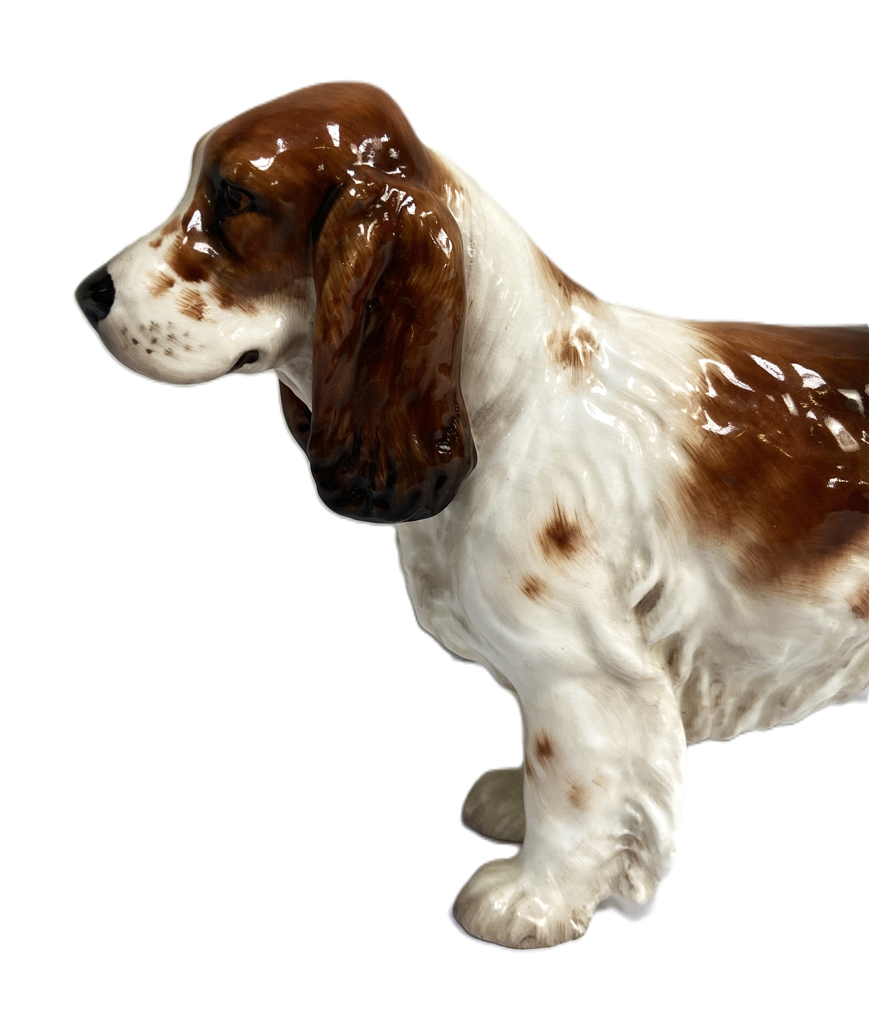 A Royal Doulton figure of a Spaniel, HN 1002 B, 24cm long - Image 2 of 5