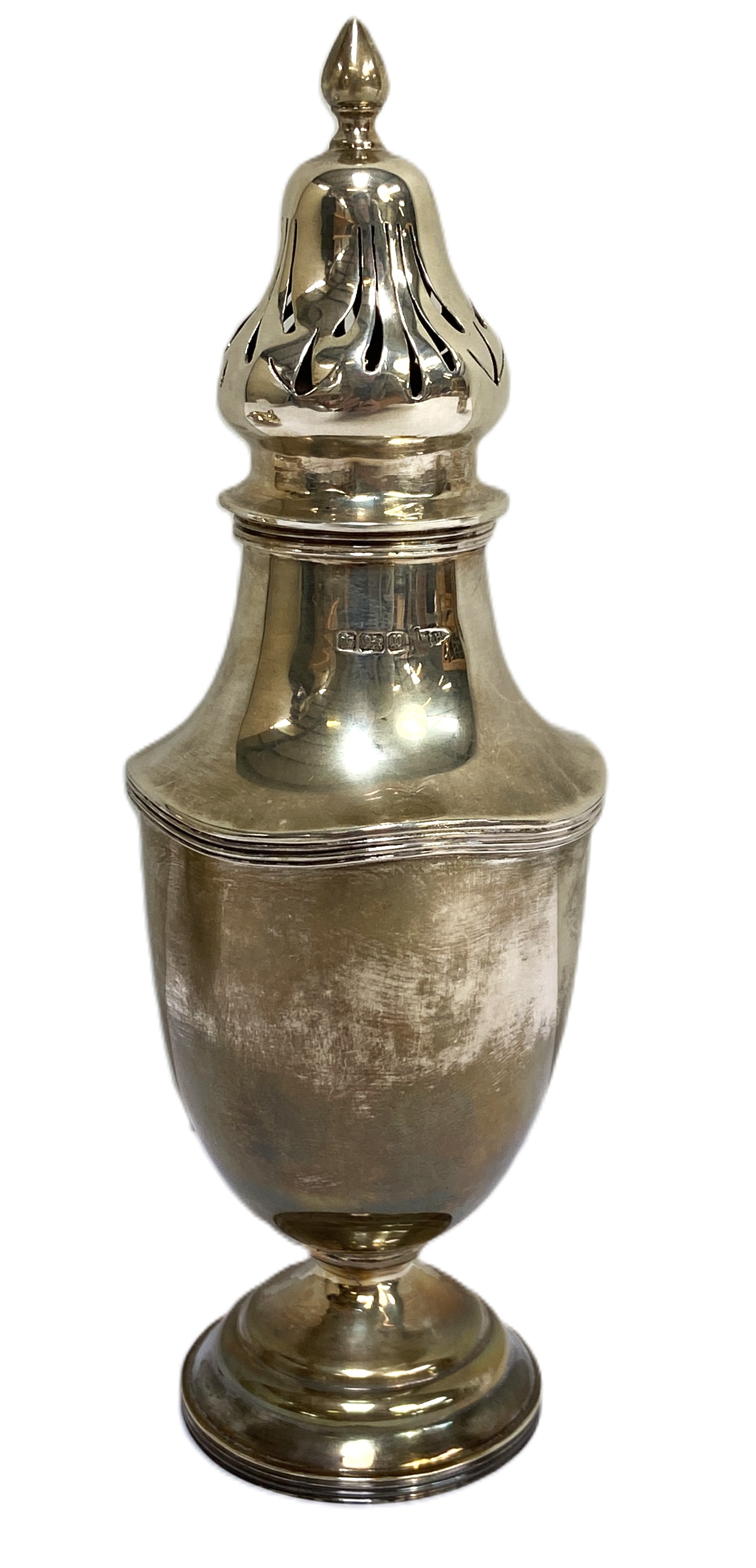 Assorted silver, including a modern cream jug, hallmarked Chester, 1939, with leaf capped handle; - Image 7 of 9