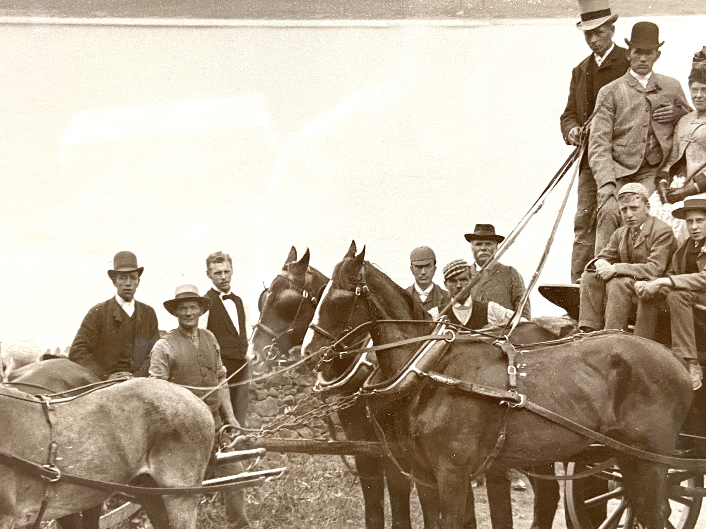 LOCAL INTEREST: A group of vintage large format photographs, including ‘Procession, After the - Image 5 of 11