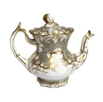 A Wedgewood bone china tea service, decorated with gilt, flowers and motifs on a white ground and