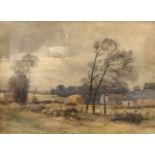J MCALDOWIE, Scottish (XIX/XX), three country landscapes, including Cows beside a Steading,
