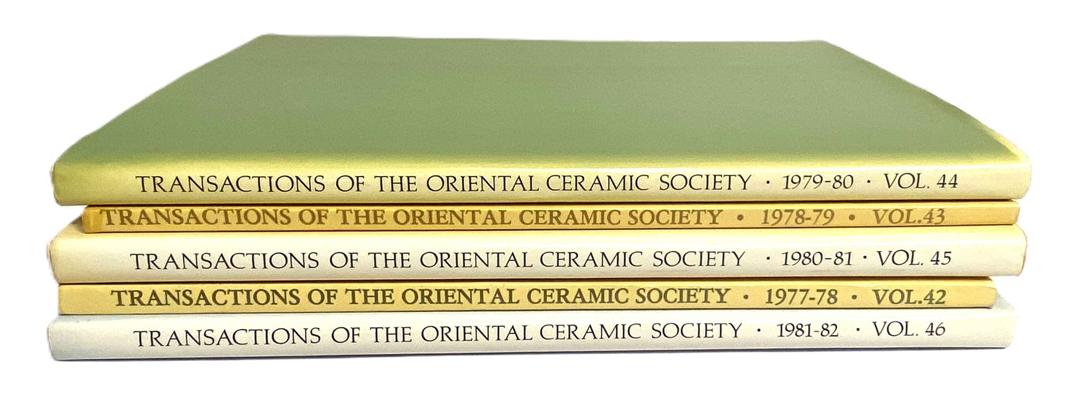 CHINESE COLLECTORS: ‘Transactions of the Oriental Ceramic Society, circa 1970-80, 11 volumes, - Image 2 of 7