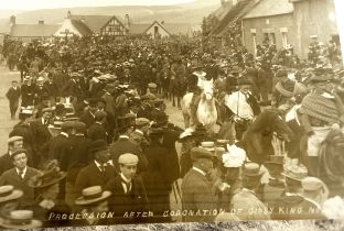 LOCAL INTEREST: A group of vintage large format photographs, including ‘Procession, After the