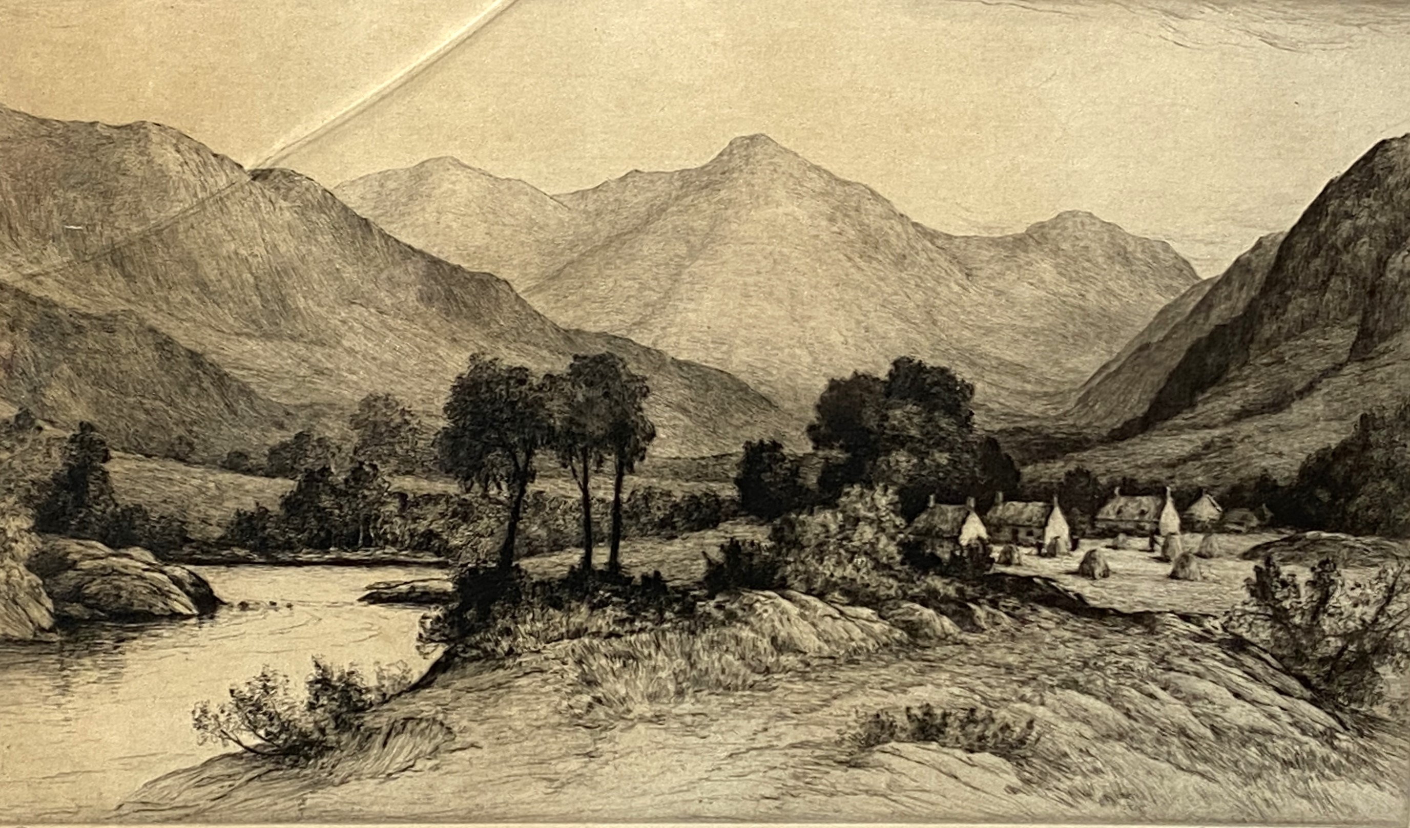Assorted pictures, including JOHN G.M.ROLLS, British, circa 1855, On Lake Maggiore, pencil and - Bild 11 aus 16