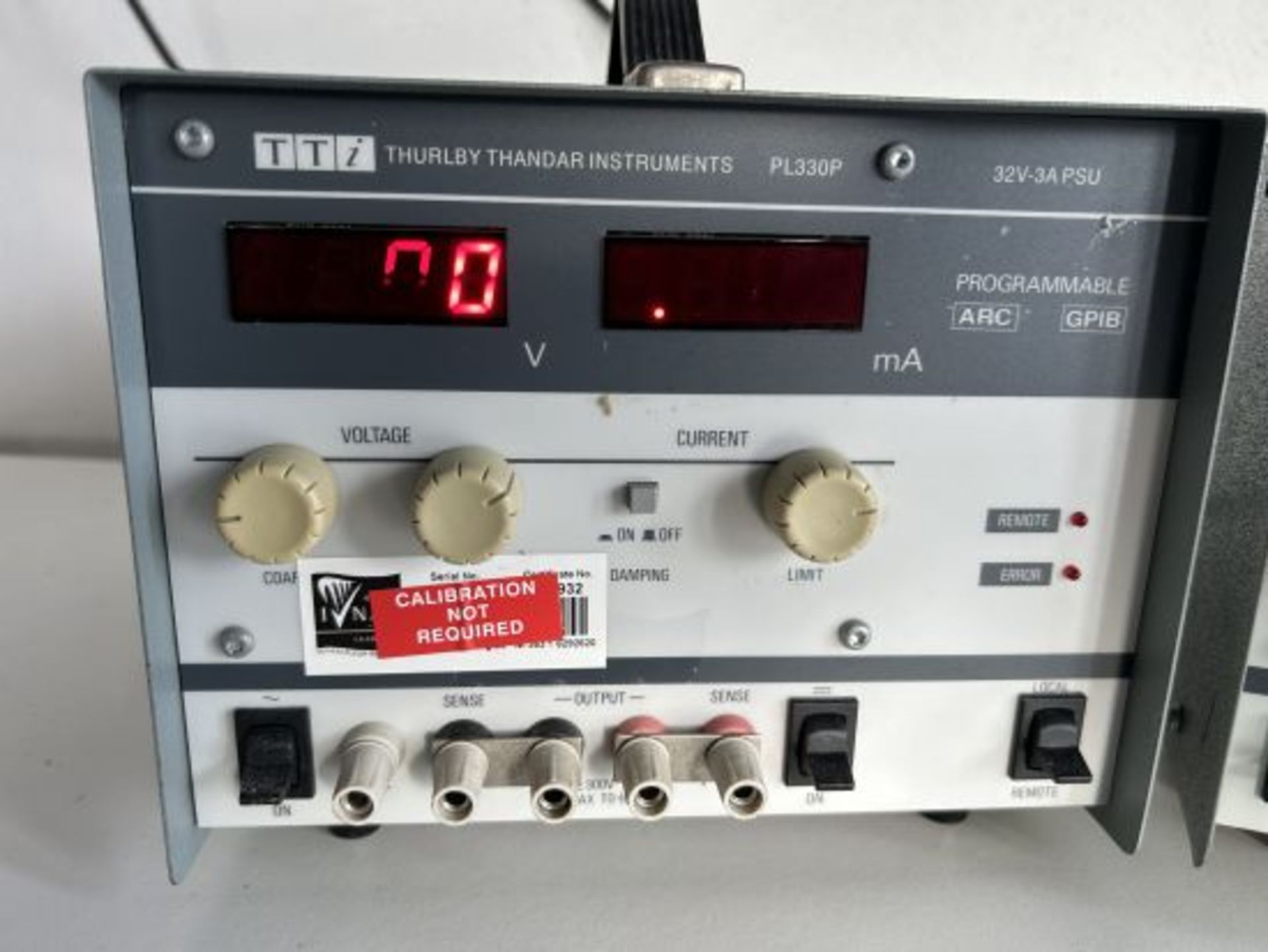 Thurlby Thander PL-330P 32V-2A and Thurlby Thander PL-320 32V-2A PSU Power Supply. - Image 2 of 3