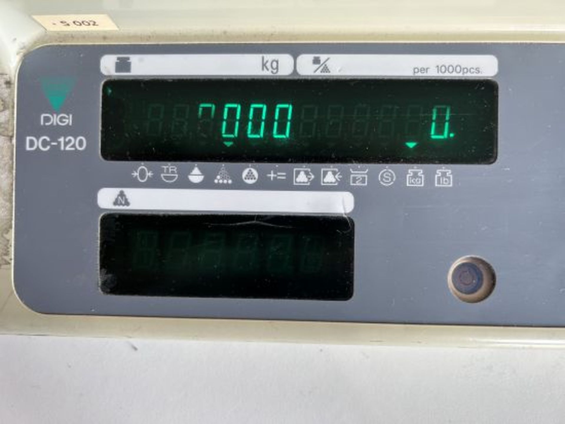 Digi DC-120 Benchtop Weighing Scales, Max Capacity 10Kgs, Single Phase. - Image 2 of 2