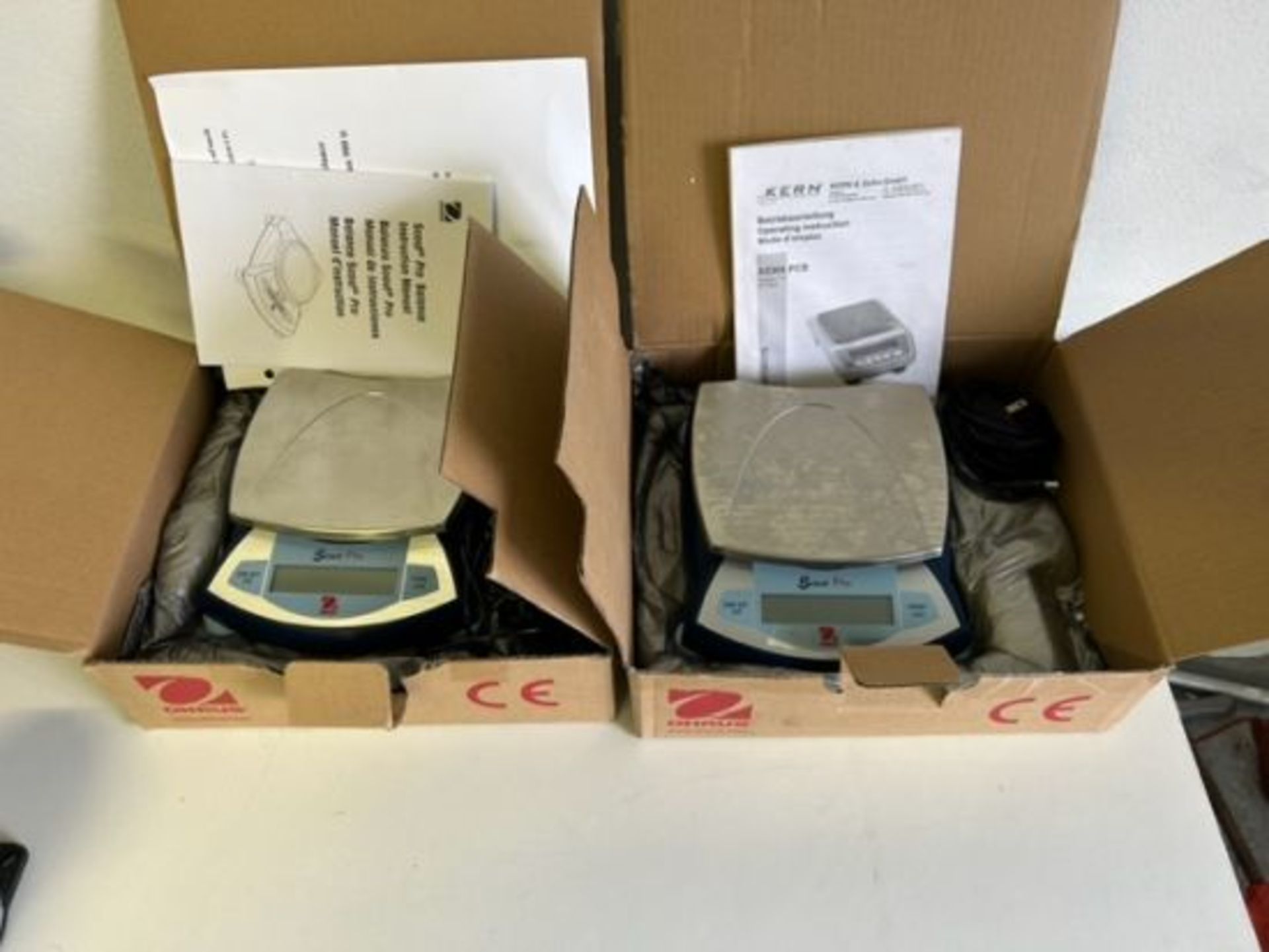 2 x Unused Kern Scout Pro,Model SP2001, Benchtop Weighing Scales.