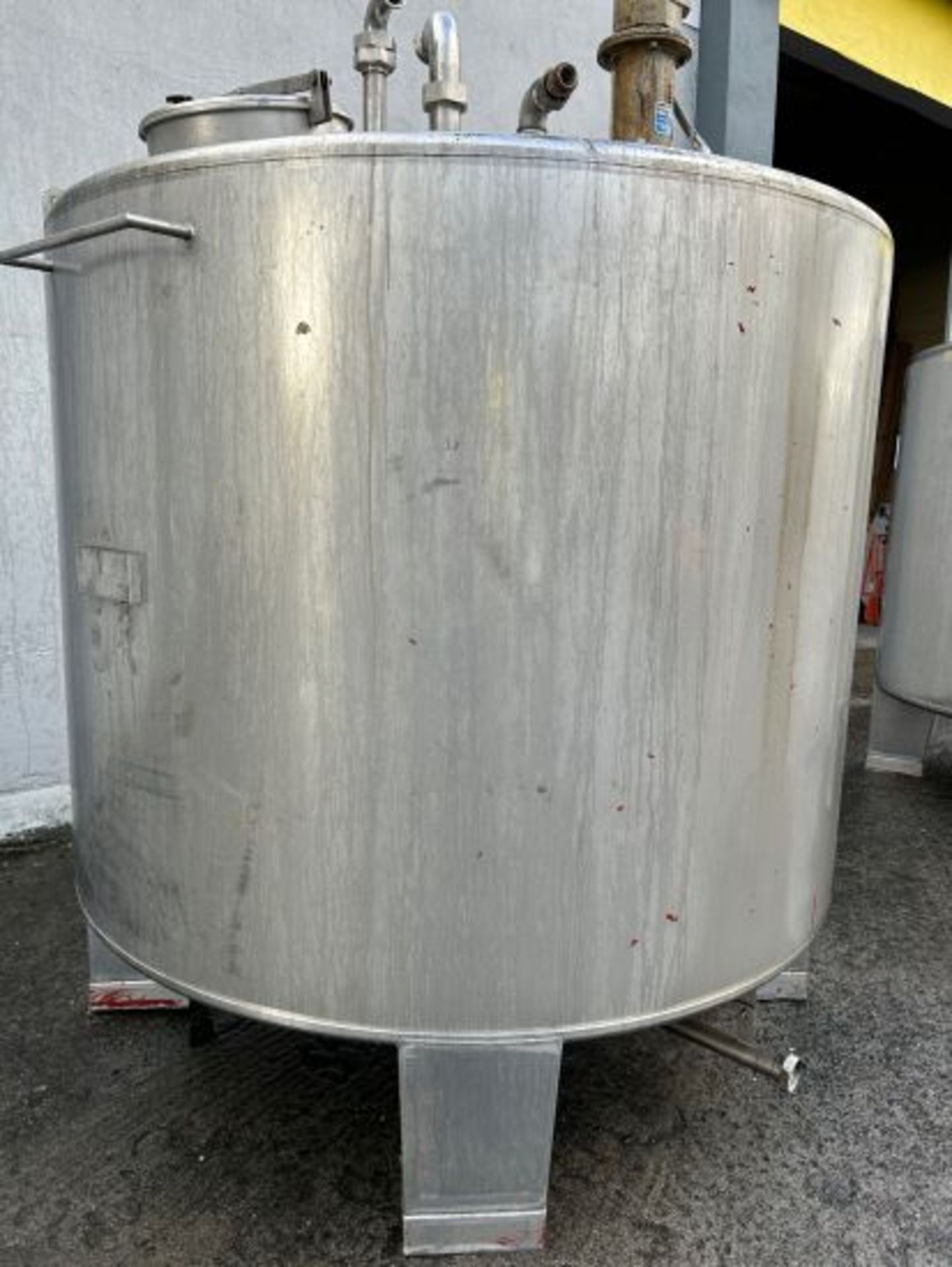 Cividac s/s tank with premier Colloid Mills ltd agitator, series 8000, volume: 4900 litre, - Image 3 of 3