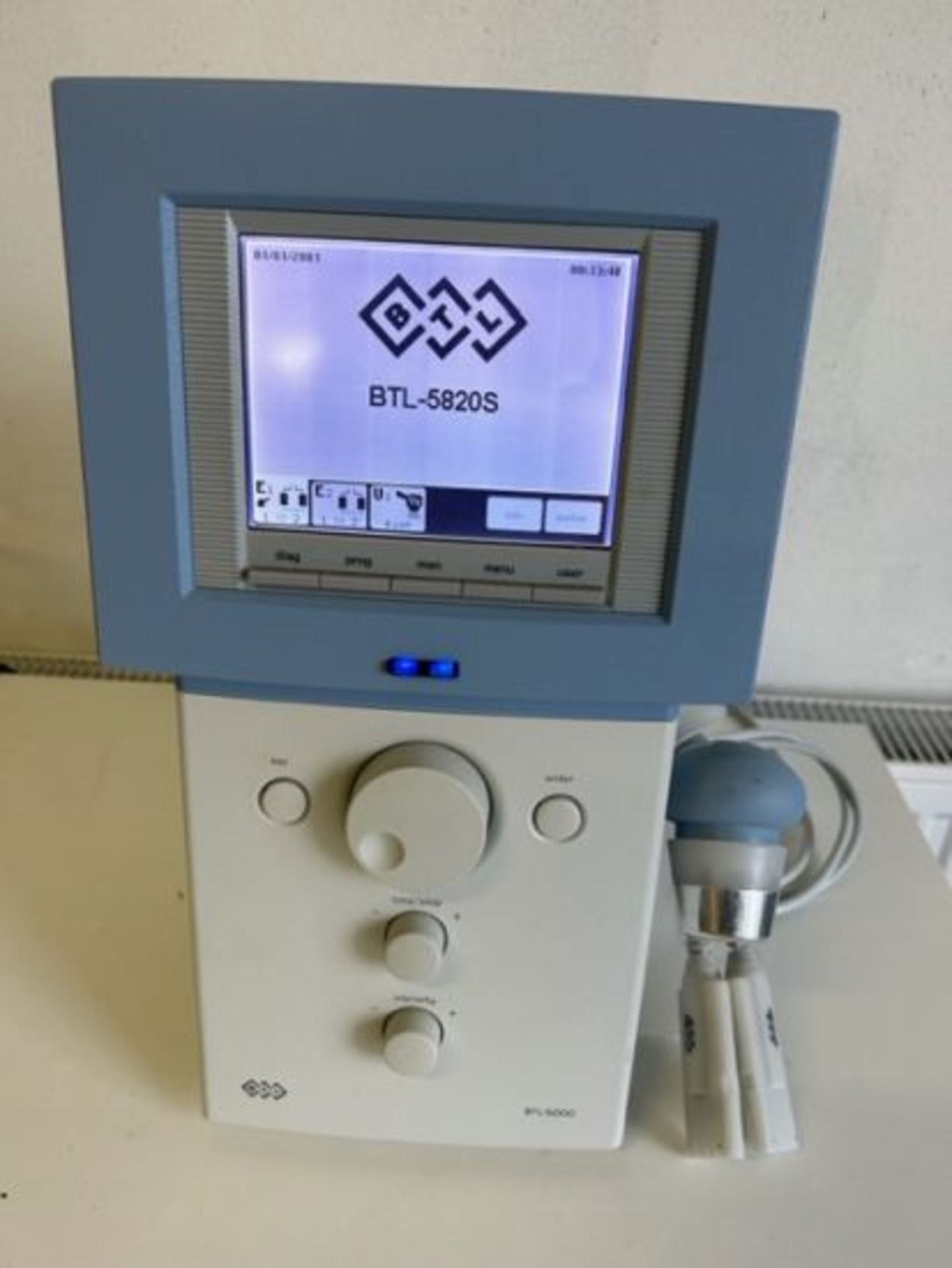 BTL-5820S Two channel device of an Electrotherapy and Ultrasound.
