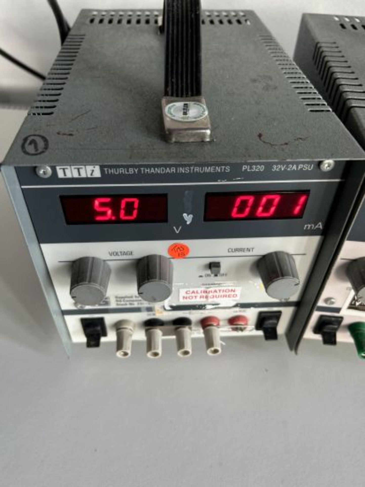 3 x Thurlby Thander PL-320 32V-2A Power Supply Units. - Image 2 of 4
