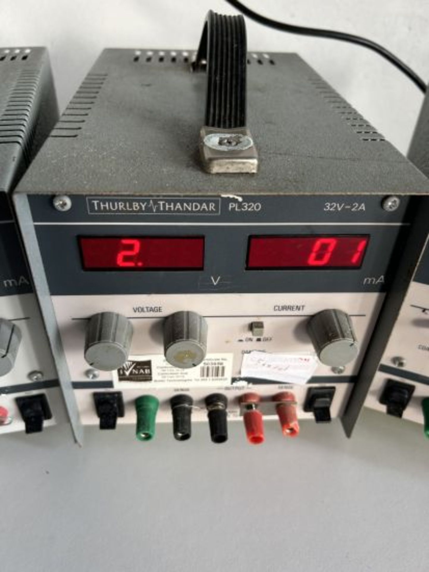 3 x Thurlby Thander PL-320 32V-2A Power Supply Units. - Image 3 of 4