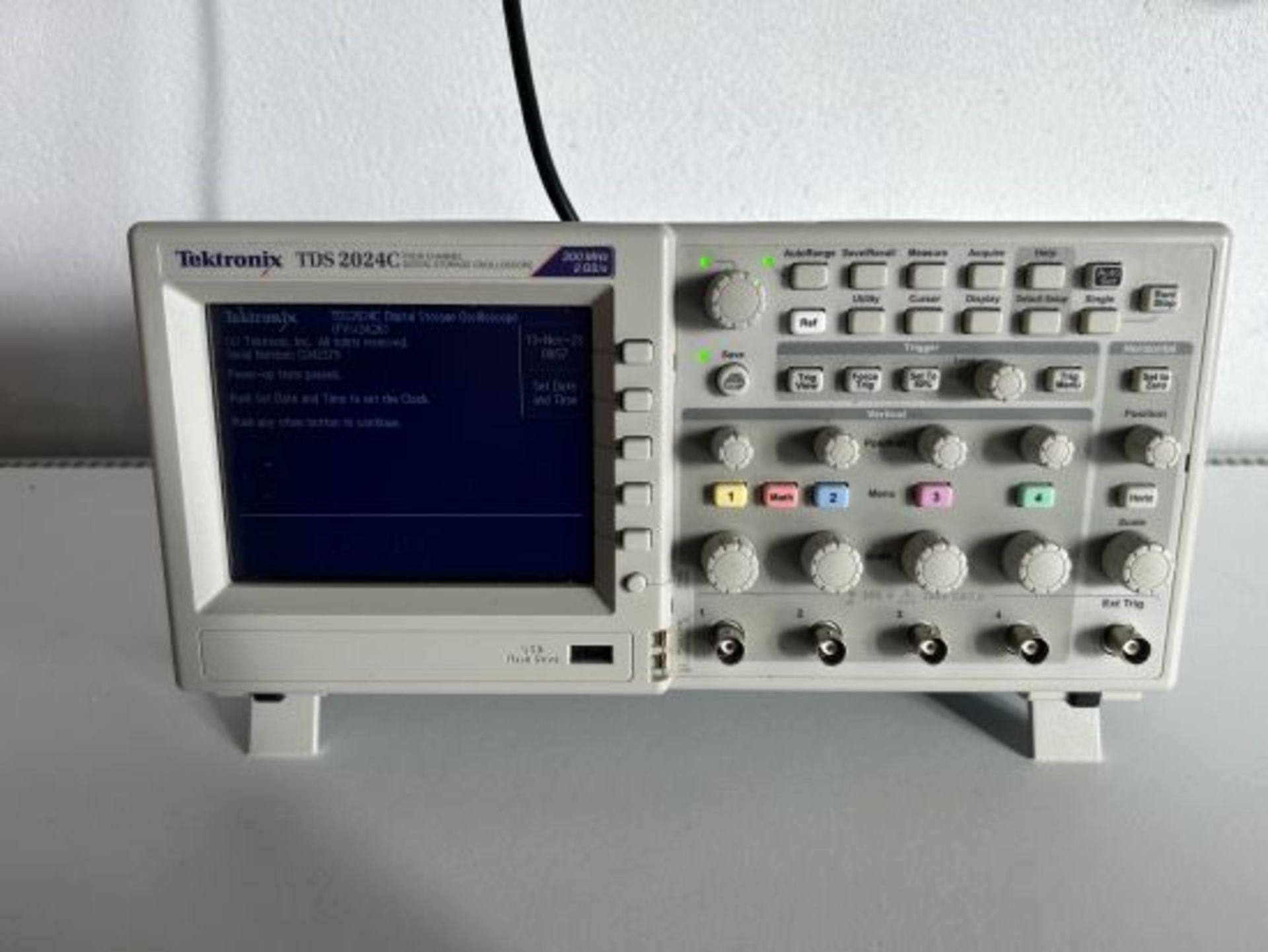 Tektronix TDS2024C Two Channel Digital Storage Oscilloscope, 200MHZ, 2GS/s.