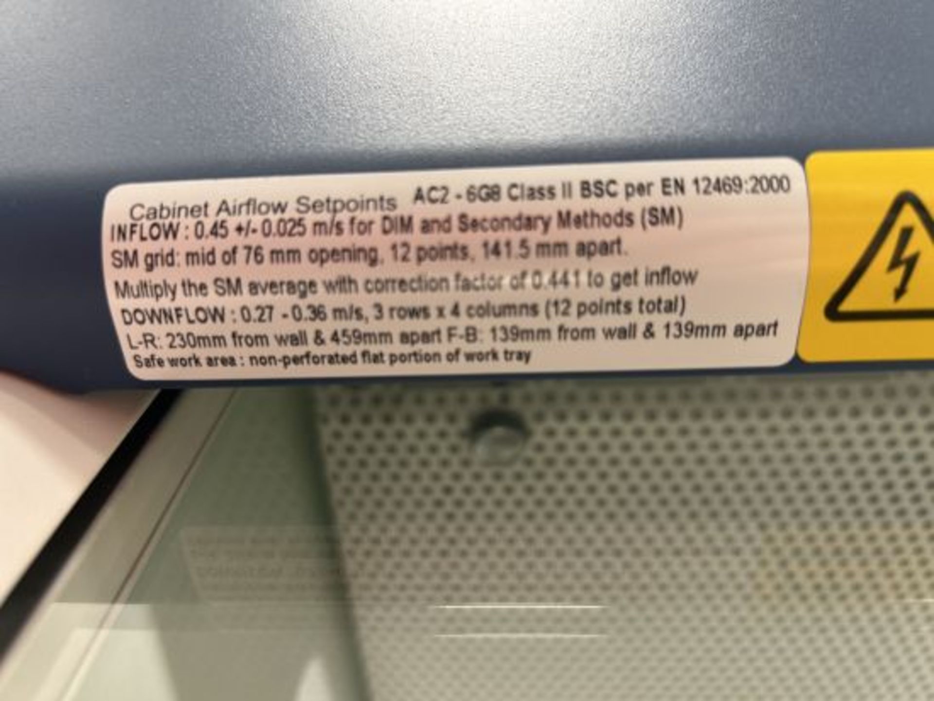 2016, ESCO Airstream Duo Biological Safety Cabinet, 2mtr Wide, Serial No 2016-110503. - Image 2 of 2