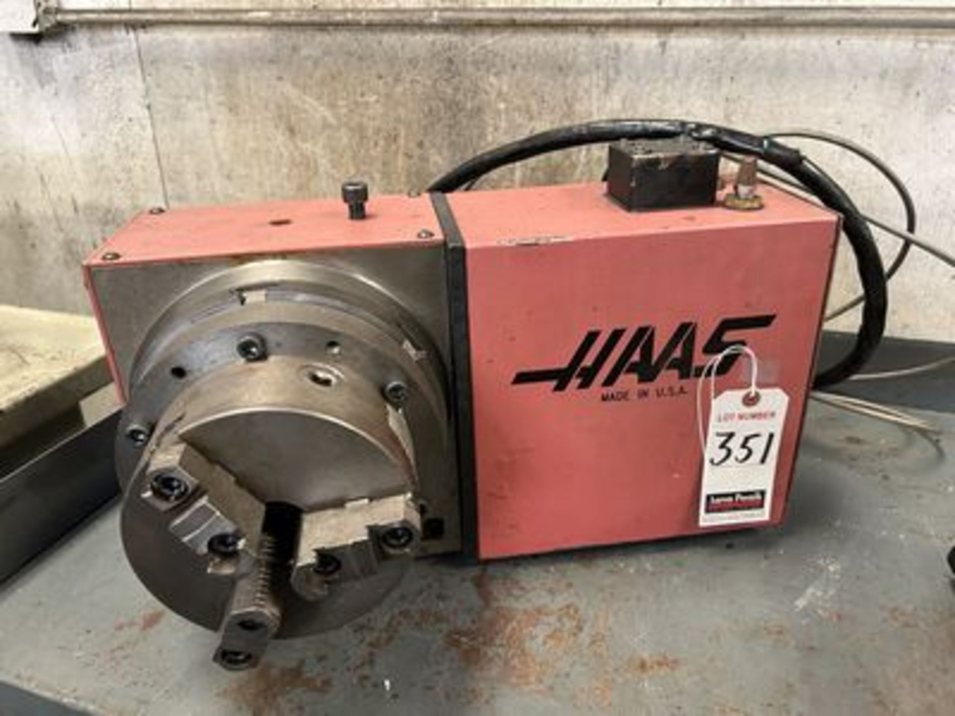 HAAS 4-AXIS INDEXER, M/N 210051, W/ 6" 3-JAW CHUCK