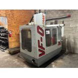 1996 HAAS VF-O CNC VERT. MACHINING CENTER, 3-AXIS, 20-POS. ATC, 14"X26" T-SLOT TABLE, COOLANT SYS,