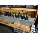 CAT 40 TOOL HOLDERS W/ STANDS